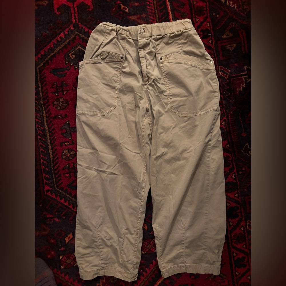 Anthropologie Beige Cargo Pants